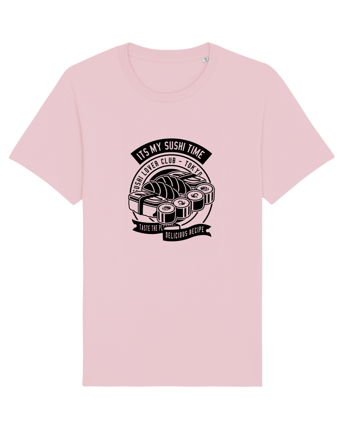 Tricou mânecă scurtă Unisex Rocker Cotton Pink