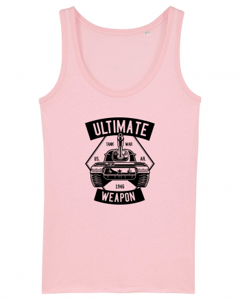 Ultimate Weapon Tank Black Cotton Pink