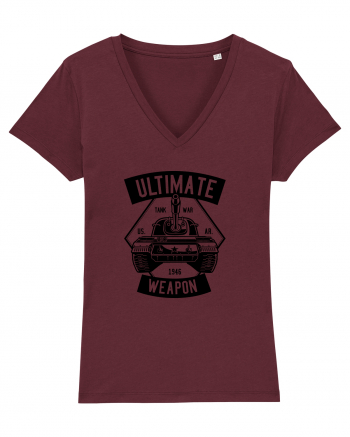 Ultimate Weapon Tank Black Burgundy