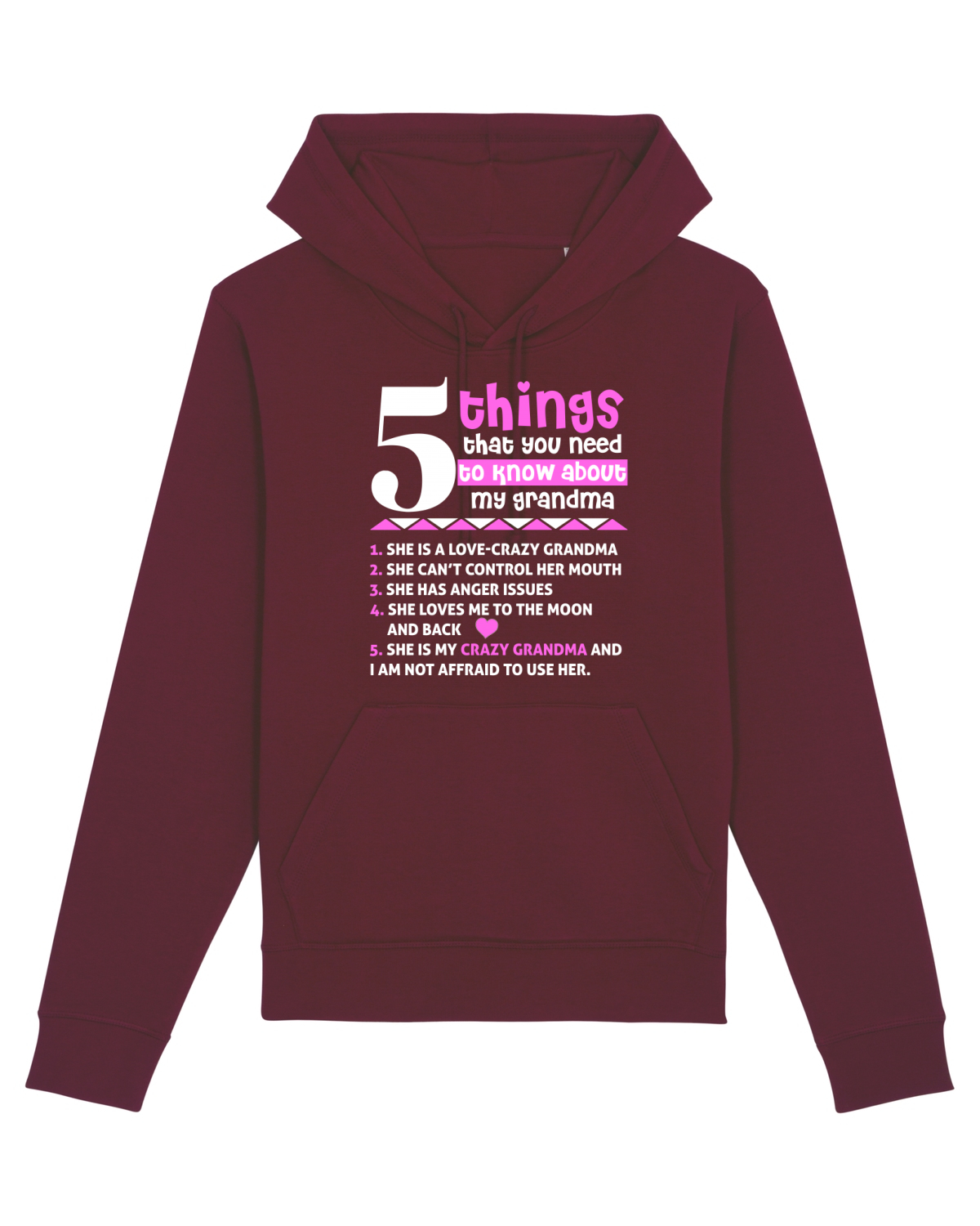 Hanorac Unisex Drummer Burgundy