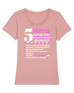 My Grandma Tricou mânecă scurtă guler larg fitted Damă Expresser
