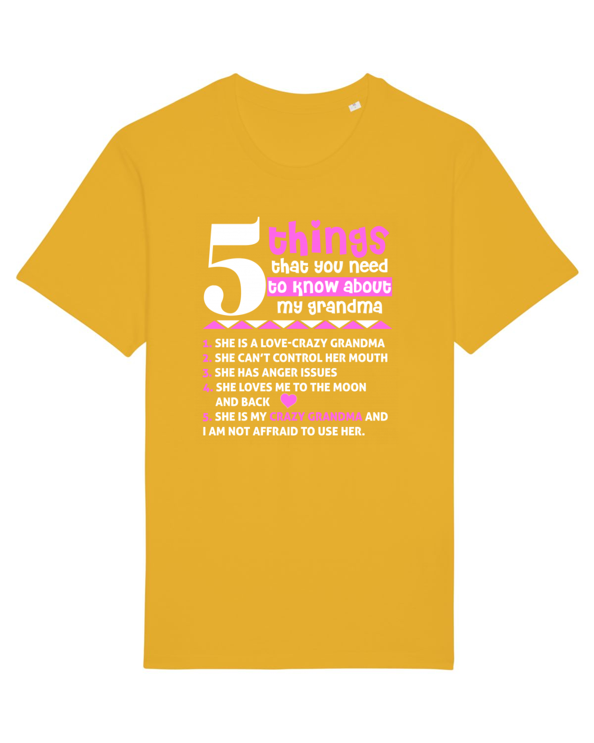 Tricou mânecă scurtă Unisex Rocker Spectra Yellow