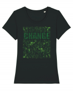 Change - Pentru fanii Matrix Tricou mânecă scurtă guler larg fitted Damă Expresser