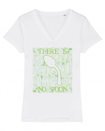 There is no spoon - Pentru fanii Matrix White