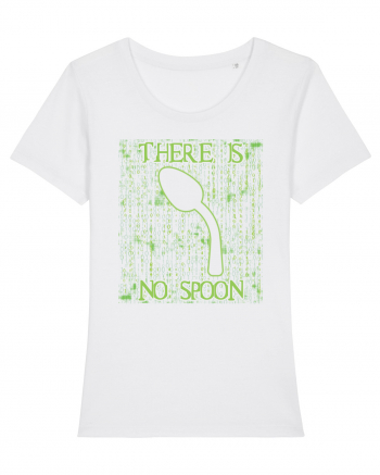 There is no spoon - Pentru fanii Matrix White