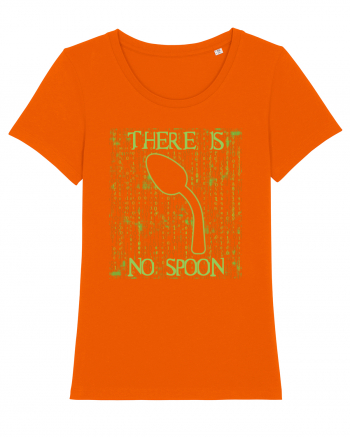 There is no spoon - Pentru fanii Matrix Bright Orange
