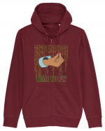 Time to fly - Pentru fanii Matrix Hanorac cu fermoar Unisex Connector