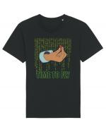 Time to fly - Pentru fanii Matrix Tricou mânecă scurtă Unisex Rocker