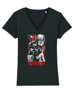 Predator Tricou mânecă scurtă guler V Damă Evoker