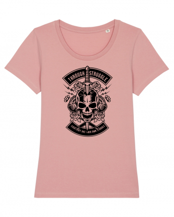 Skull Heart Knife Black Canyon Pink