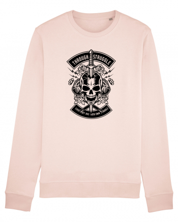 Skull Heart Knife Black Candy Pink