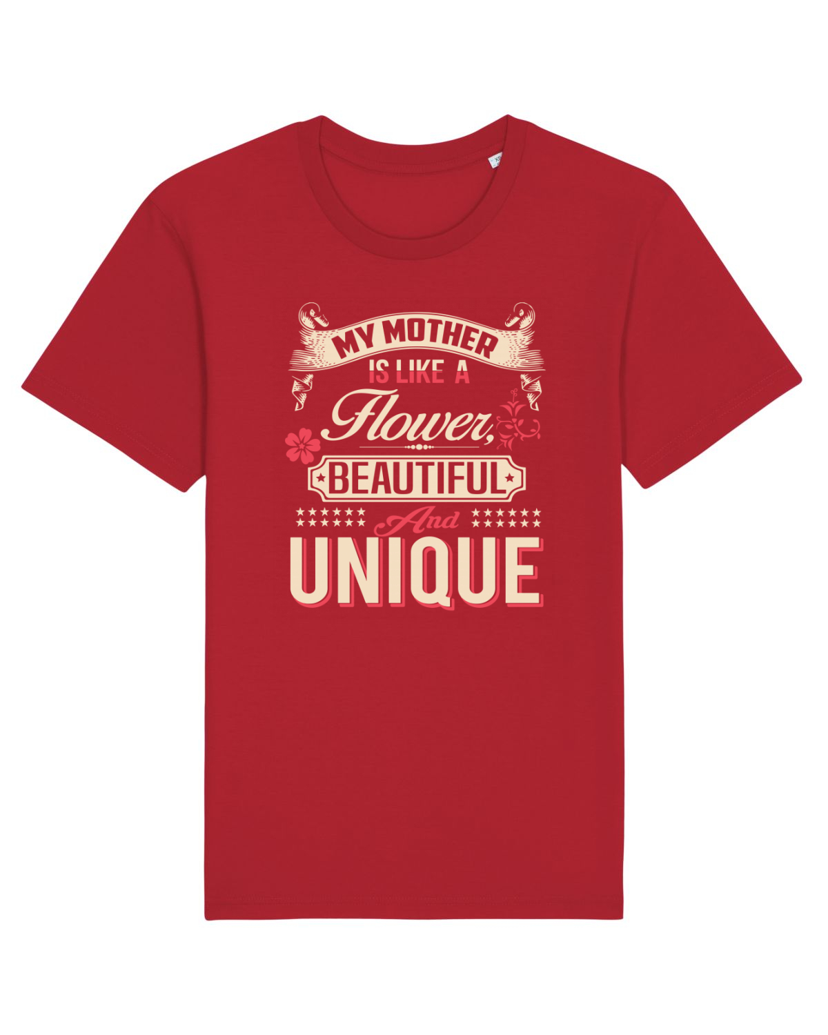 Tricou mânecă scurtă Unisex Rocker Red