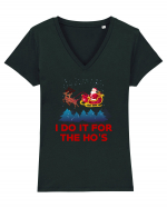 SANTA Tricou mânecă scurtă guler V Damă Evoker