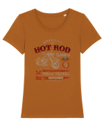 MOTORCYCLE Tricou mânecă scurtă guler larg fitted Damă Expresser