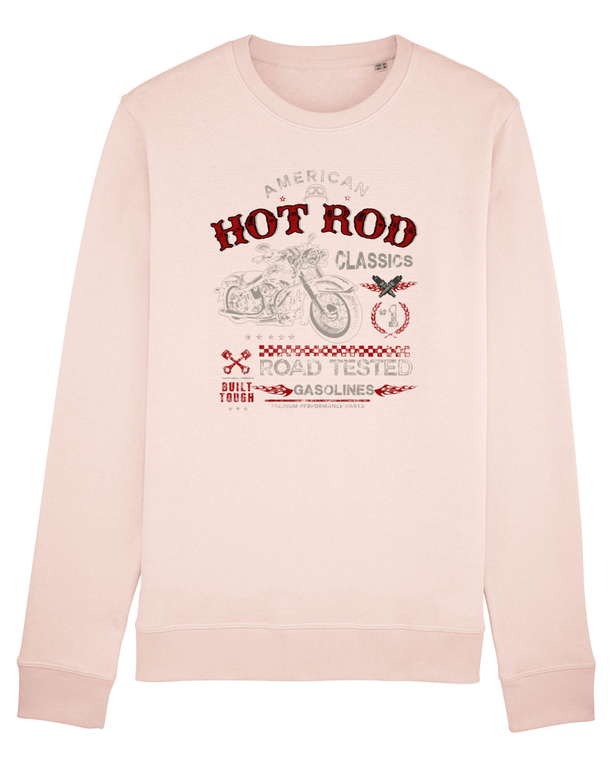 Bluză mânecă lungă Unisex Rise Candy Pink