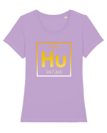 HUSTLE Tricou mânecă scurtă guler larg fitted Damă Expresser