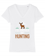 HUNTING Tricou mânecă scurtă guler V Damă Evoker