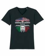 AMERICAN ITALIAN Tricou mânecă scurtă guler V Bărbat Presenter