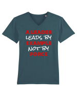 LIDER Tricou mânecă scurtă guler V Bărbat Presenter