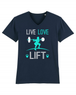 LIFT Tricou mânecă scurtă guler V Bărbat Presenter