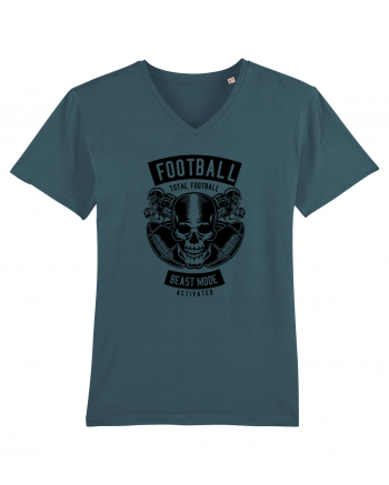 American Football Skull Black Stargazer