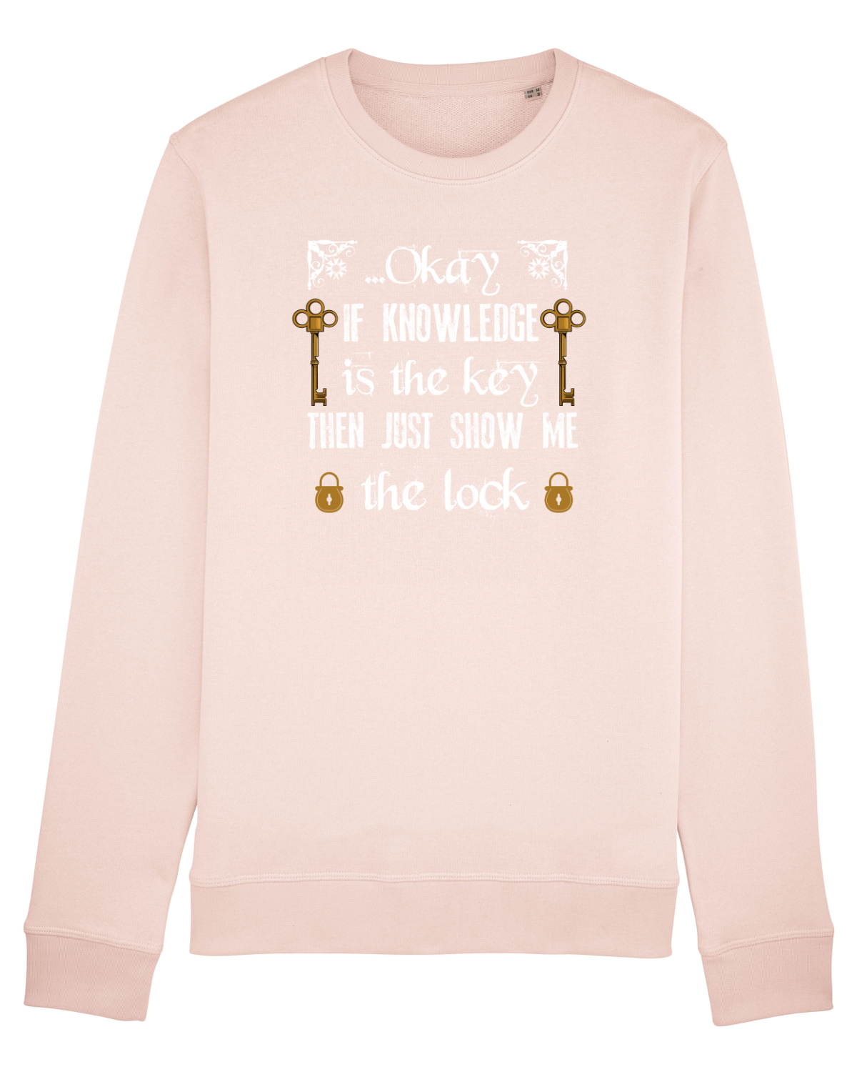 Bluză mânecă lungă Unisex Rise Candy Pink