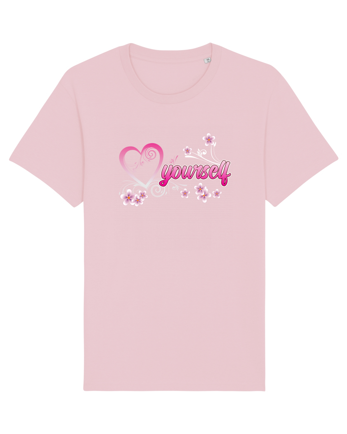 Tricou mânecă scurtă Unisex Rocker Cotton Pink