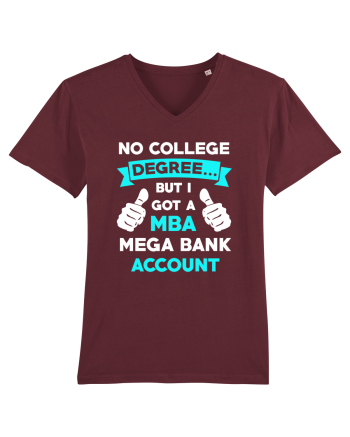 NO COLLEGE DEGREE Burgundy