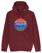 Hippie van  Hanorac cu fermoar Unisex Connector
