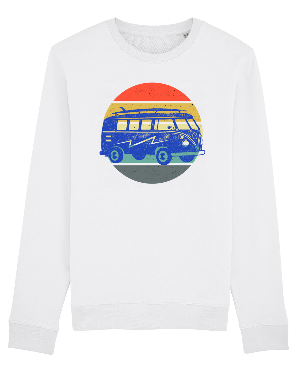 Bluză mânecă lungă Unisex Rise White