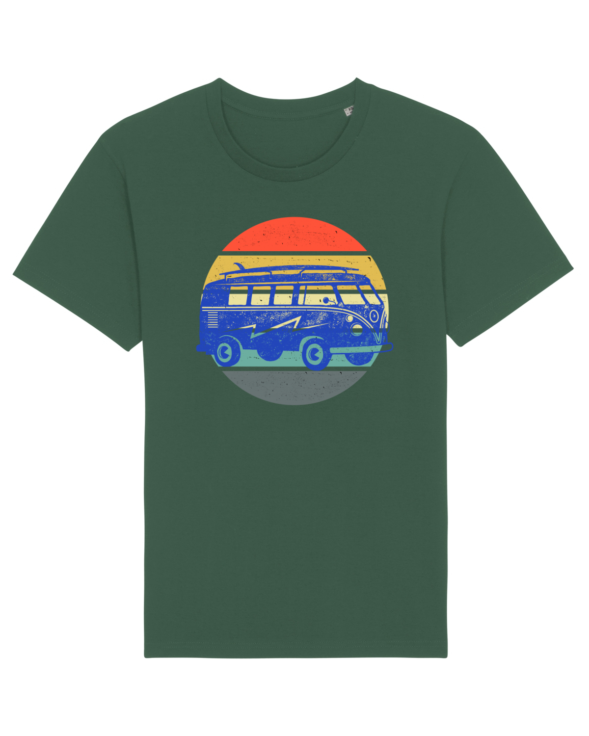 Tricou mânecă scurtă Unisex Rocker Bottle Green