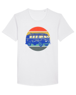 Hippie van  Tricou mânecă scurtă guler larg Bărbat Skater