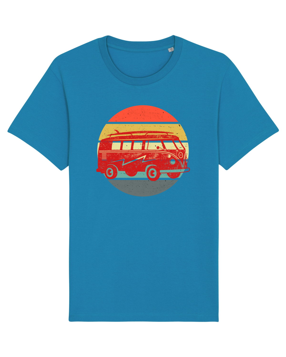 Tricou mânecă scurtă Unisex Rocker Azur