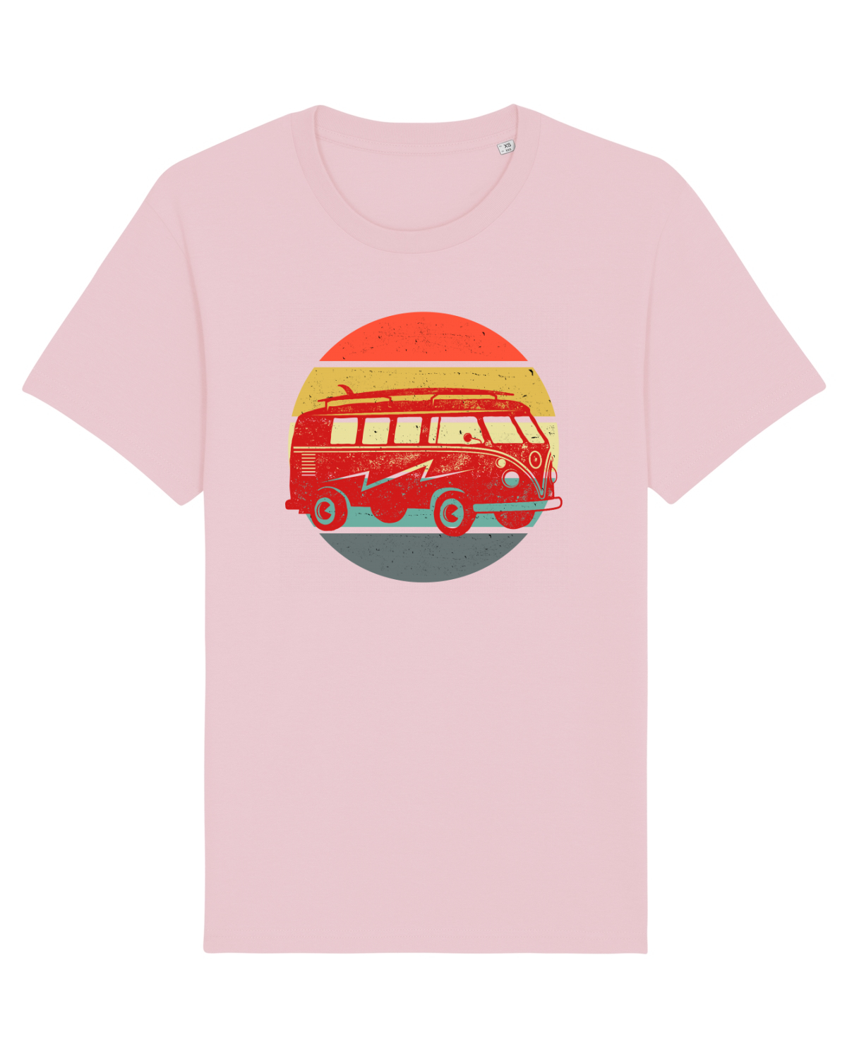Tricou mânecă scurtă Unisex Rocker Cotton Pink