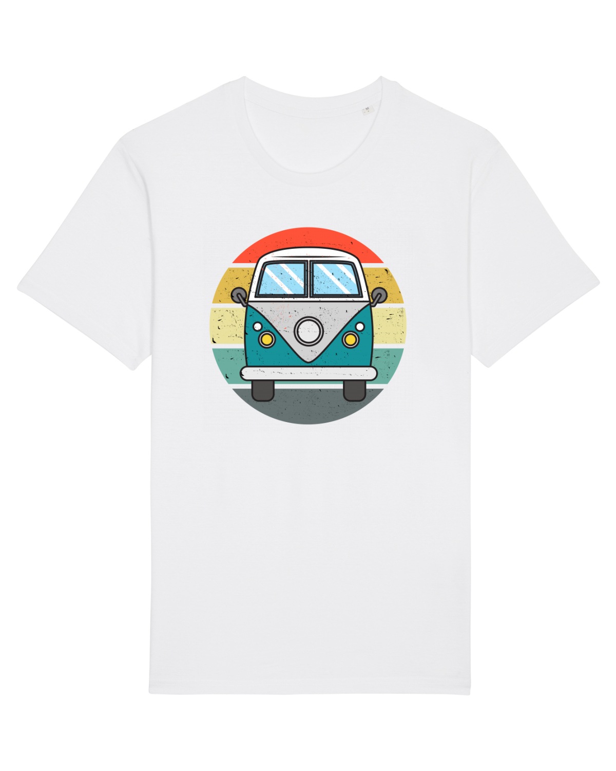 Tricou mânecă scurtă Unisex Rocker White