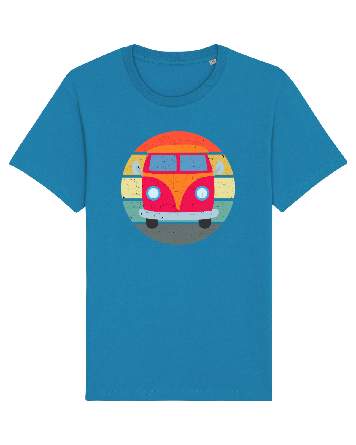 Tricou mânecă scurtă Unisex Rocker Azur