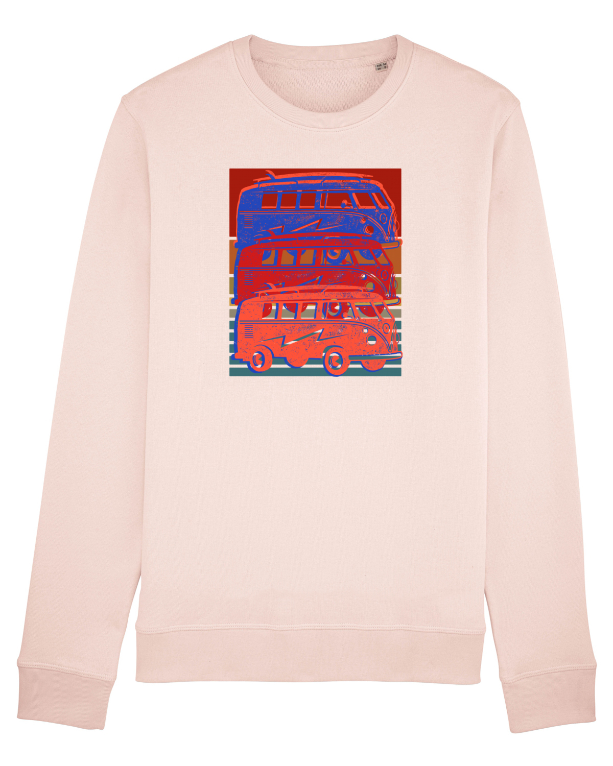 Bluză mânecă lungă Unisex Rise Candy Pink