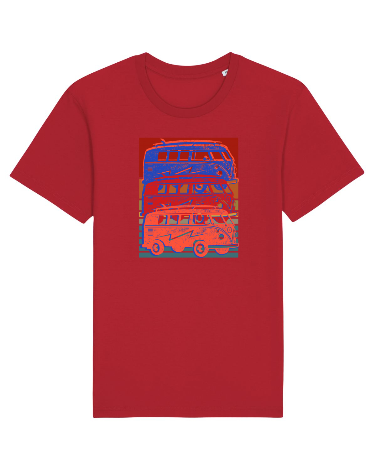 Tricou mânecă scurtă Unisex Rocker Red