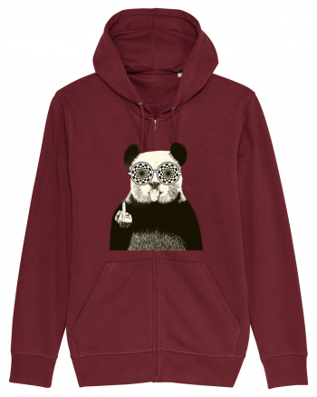 Banksy Rude Panda Burgundy