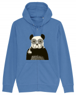 Banksy Rude Panda Hanorac cu fermoar Unisex Connector