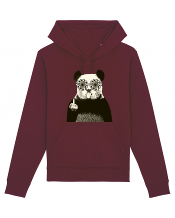 Banksy Rude Panda Burgundy