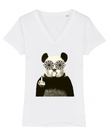 Banksy Rude Panda White