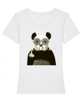 Banksy Rude Panda White