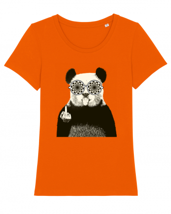 Banksy Rude Panda Bright Orange