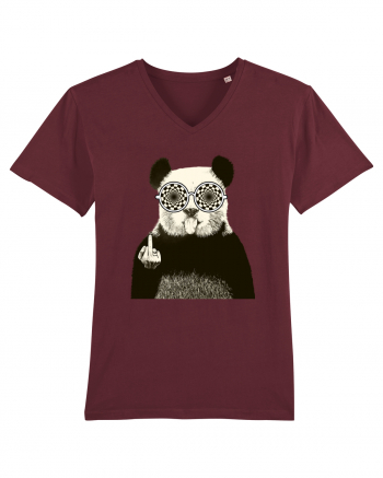 Banksy Rude Panda Burgundy