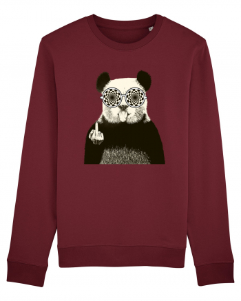 Banksy Rude Panda Burgundy