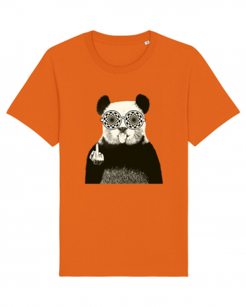 Banksy Rude Panda Bright Orange