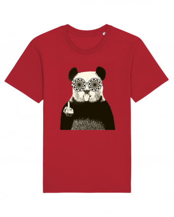 Banksy Rude Panda Red