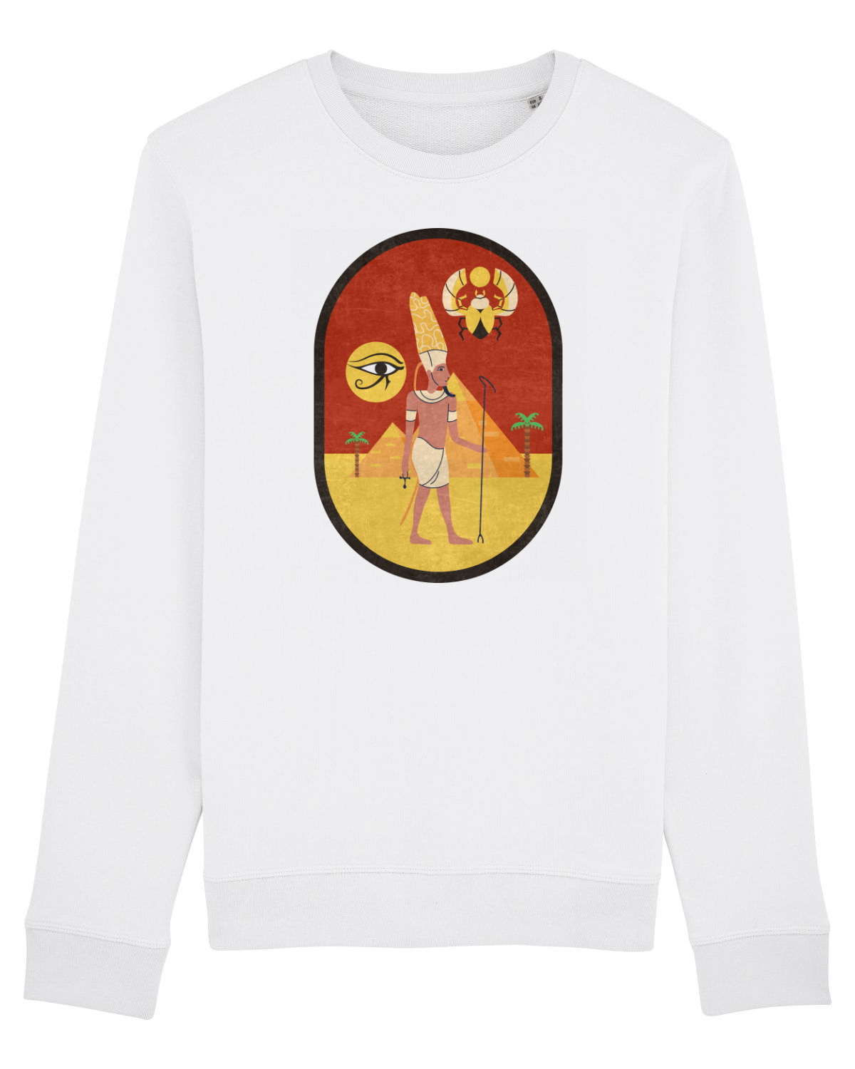 Bluză mânecă lungă Unisex Rise White