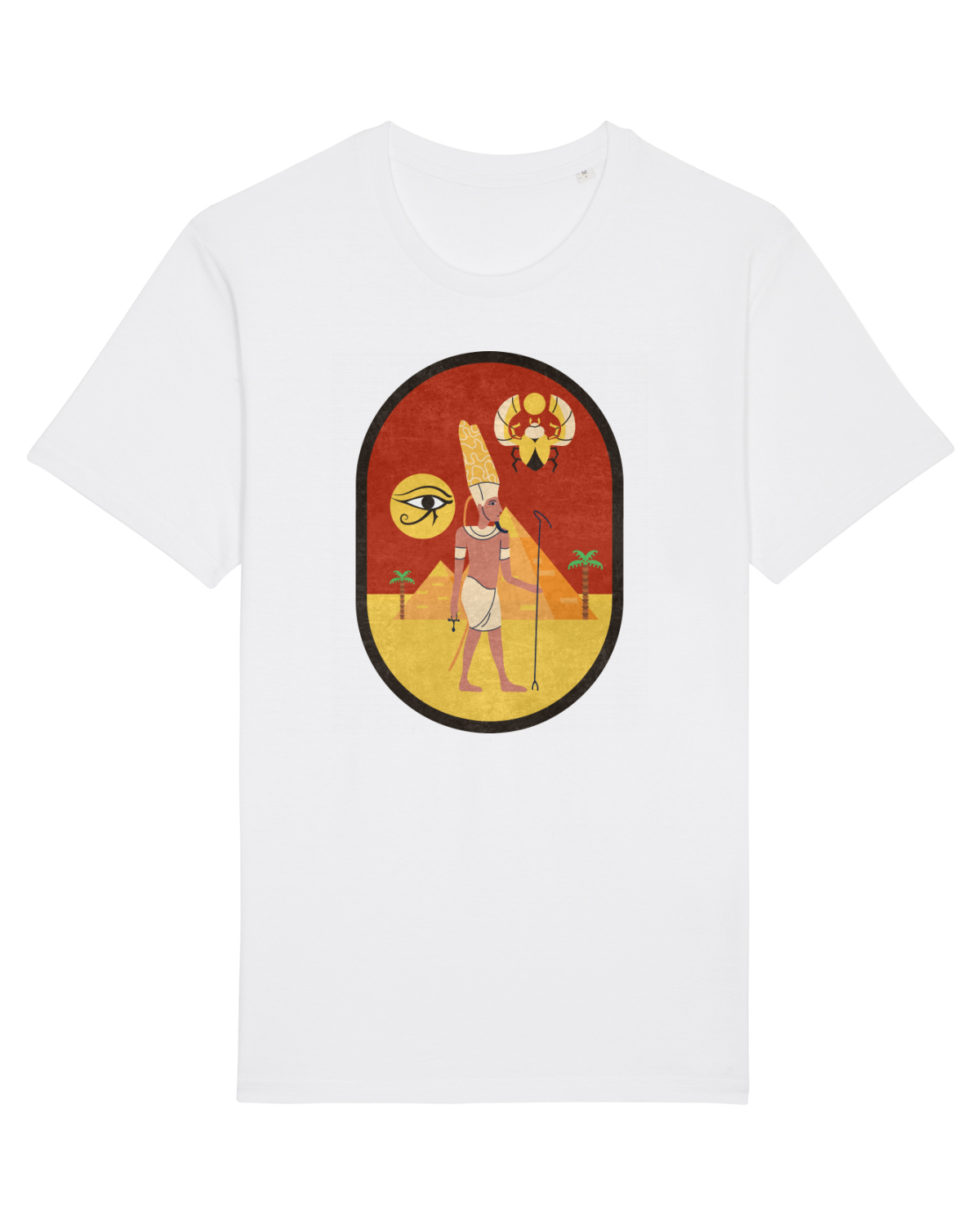 Tricou mânecă scurtă Unisex Rocker White